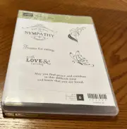 Stampin Up Thanks For Caring Sympathy Butterfly New In Package