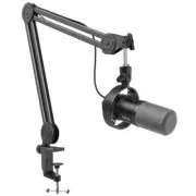 Dynamic Podcast Microphone Set with Boom Arm Stand, Studio XLR/USB Microphone