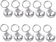 Pet Collar Charms 10pcs Small Bells for Cat Dog Puppy Easy Clip Craft Accessory