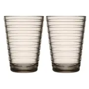 Iittala Aino Aalto Linen Highball Glasses Set of 2 (330ml)