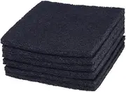 Yardwe 6pcs Square Cat Litter Box Filters Charcoal Replacement Sheets for Odor Control and Freshness