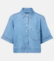 [Veronica Beard] Veronica Beard Spruce denim shirt AU 12 blue
