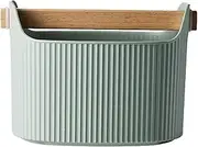 Coffee Knock Box - Coffee Waste Bin, Coffee Grounds Container | Espresso Dump Bin Removable Bucket, 1300ml Shock Absorbent Non Slip Grind Waste Bin, Coffee Dump Bin Knock Box for Home