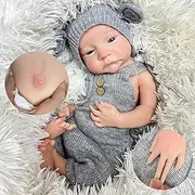 Aniiyy Silicone Reborn Baby Dolls,18 Inch Reborn Dolls Silicone Full Body, Soft Real Baby Dolls Girl