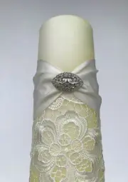 wedding Unity Ceremony Candle Cream