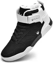 [FZUU] Men's Fashion Low High Top Leather Street Sneakers Sports Casual Shoes