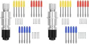Mellisso 60 Pcs 30/45/60 Degree Blade Vinyl Cutter Plotter Cutting Blades for CB09 CB09U Graphtec with Blade Holder Base