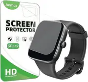 Screen Protector Compatible for TOZO S7 Smart Watch 1.85" (6 Pack) Clear TPU Soft Film For S7 Fitness Tracker Watch Screen Film