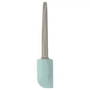 BAKGLAD rubber spatula, beige/blue, 26 cm