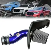 HPS Blue Shortram Air Intake w/Shield For 16+ Pilot/Passport/Ridgeline 3.5L V6 (for: Honda)