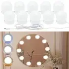 Hollywood Style LED Vanity Mirror Ligths w/ 10 Dimmable Bulbs for Dressing Table