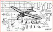 Model Airplane Plans (FF-RC): Vintage Air Chief 61" for Brown Jr. (Ideal - 1936)