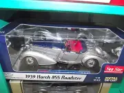 Sunstar 1/18 1939 Horch 855 roadster blue & silver NIB