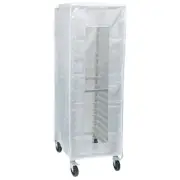Sheet Pan Rack Cover Heavy Duty Universal Fit Translucent White 23W x 28D x62H