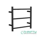 Linsol Avid 3 Bar Heated Towel Rail Matte Black