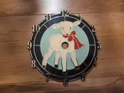 Vintage Ramar Ind. Plastic Clock Making Face Part Little Lamb 1988, 6 Inch