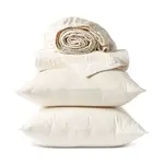 Coyuchi Cloud Soft 3 Piece Sateen Sheet Set, Twin