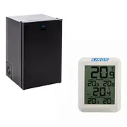 Kings Stayzcool 110L Upright Fridge Freezer -12V/24V - Reversible Door - Ute caravan boats camping picnic + Wireless Thermometer