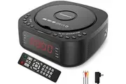 CD Player is for home with alarm clock, boombox CD player with Bluetooth and radio, DVD player for TV, USB port for playing and charging, RCA ouput displays videos and pictures