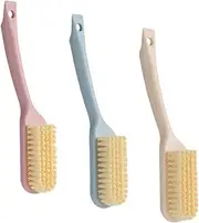 FRCOLOR 1set Soft Shoe Cleaning Brush Ergonomic Long Handle Scrub Brushes for Shoes Clothes Bathroom Surfaces Gentle Surfaces for Versatile Cleaning Tasks 3pcs