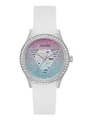 GUESS White Idol Lady Silicone Watch