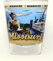 Missouri State Wraparound Shot Glass, Glassware