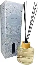 Distillery Soulful Jasmine and Vanilla Aromatic Reed Diffuser 200 ml, Jasmine and Vanilla, 200 ml