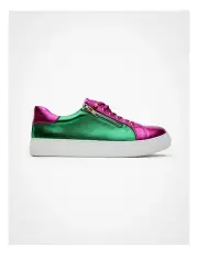 [Taking Shape] Coloured Metallic Multi Sneaker Metallic Multi