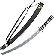 MIMIKRY Large Ninja Sword with Sheath Black/Grey/Gold 73 cm Ninja Sword Costume Accessory