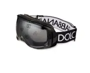 DOLCE&GABBANA Black Logo Ski Goggles