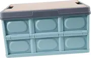 Anneome Car Trunk Organizer Foldable Suv Storage Box Elegant Interior Accessory for Road Trips Versatile Design for Camping Car Organization Fit for Trunk