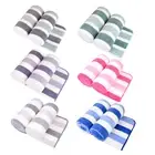 Cabana Beach Towel 2 Pack 30x60 Extra Large Striped Pool Towels with Hang Hook