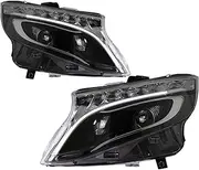 Car Headlights Compatible for Vito W447 LED 2016-2022 Headlight Head Lamp DRL Upgrade Front Projector Lens Automotive Accessories