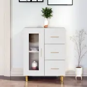 vidaXL Sideboard White 69.5x34x90 cm Engineered Wood