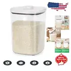 Durable Airtight Kitchen Storage Container for Flour, Rice & Pet Food - 23 Lbs