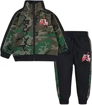 [Jordan] Little Boys Jumpman Classics Full Zip Jacket and Pants Tracksuit 2 Piece Set