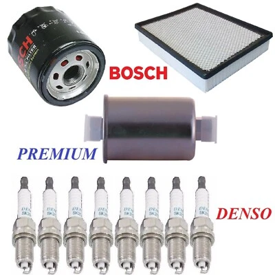 Tune Up Kit Filters Spark Plugs Fit CHEVROLET SUBURBAN 1500 5.3L 2000-2001