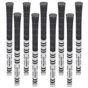 Shappro - Dual Compound Golf Grips - Set of 9 - Black & White