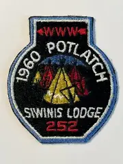 OA Lodge 252 Siwinis - 1960 Potlatch Pocket Patch