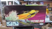 1968 THE FLYING SUB VOYAGE TO THE BOTTOM OF SEA AURORA MODEL KIT COMPLETE IN BOX