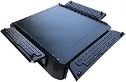 STIDPFZX Waterproofing Pickup Half Height Camper Shell Topper Hardtop 2020 Gladiator Trunk Tonneau Back Bed Cover Sliding Glass Windows