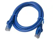 8Ware 1m Cat6a UTP Snagless Ethernet Cable LAN RJ45 Network Connector Cord Blue
