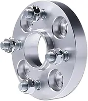 Wheel Spacers Adapter PCD 4x100 CB 57.1mm Compatible For BMW E30 Audi Coupe A2 And VW Golf MK1 MK2 Forged Aluminum Alloy 2 Pieces (1 Pair)(2PC-silver-20mm)