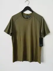 NWT LULULEMON CAPB/GLSC Gold Blue Metal Vent Tech SS 2.0 Top Shirt Men's XXL