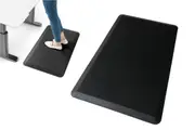 Kitchen Floor Mats Cushioned Anti Fatigue Comfort Memory Foam Standing Mat-Black