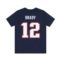 在飛比找蝦皮購物優惠-Tom Brady - 新英格蘭愛國者隊 - 球迷 T 恤
