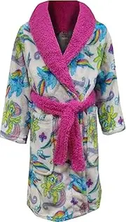 [My Little Pony] Girls Size 4 Adorable White Plush Robe (4)