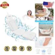Ergonomic Full Body Bath Pillow with 5D Air Mesh - Machine Washable & Soft