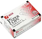 Smooth Economy Paper Clip, 100/Box, 10 Boxes/Pack [Set of 2]