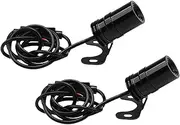 Angel Wings Motorcycle Lights, Motorcycle Projection Lamp Underglow Kit, Unique Welcome Lamp with High Definition Glass Lens, Underbody Waterproof Lights for Various Models
